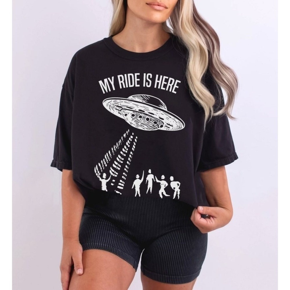 UFO Shirt Alien Abduction T-Shirt, Ufo Shirts - Picture 1 of 4